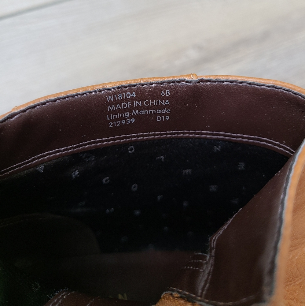 Cole Haan Joanna Grand OS Tan Leather Booties - Picture 12 of 13